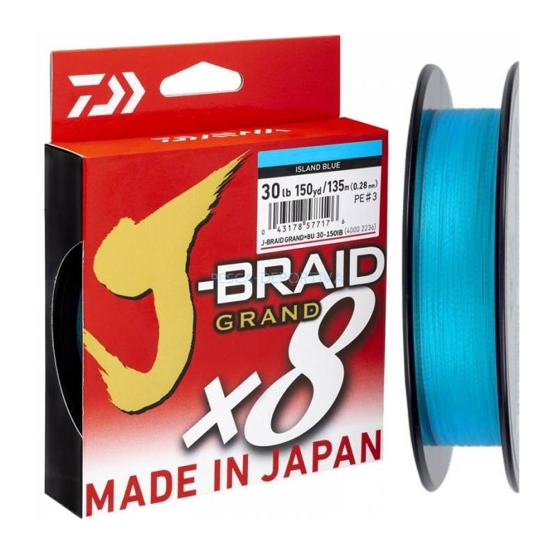 Daiwa J-Braid Grand X8 Island Blue