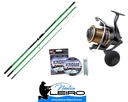 Combo Surfcasting Caña Formula, Carrete Ocean Cast y Nylon