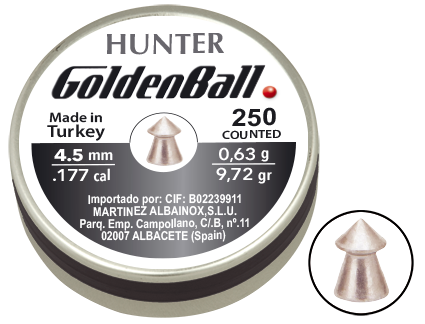 Balines de Plomo Goldenball Hunter