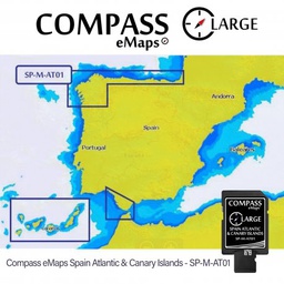 Cartografía Compass Emaps Atlántico y Islas Canarias