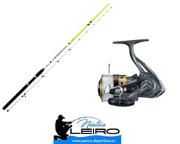 Combo Eging Caña Deep Walker, Carrete Onix y Nylon