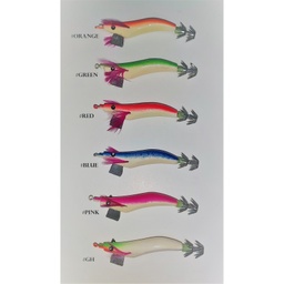 Jibionera Squid Jig Madera de Balsa 1.5