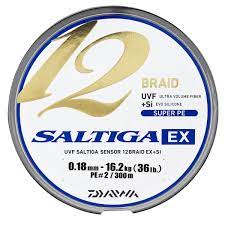 Trenzado Daiwa Saltiga 12 Braid EX 300m Multicolor